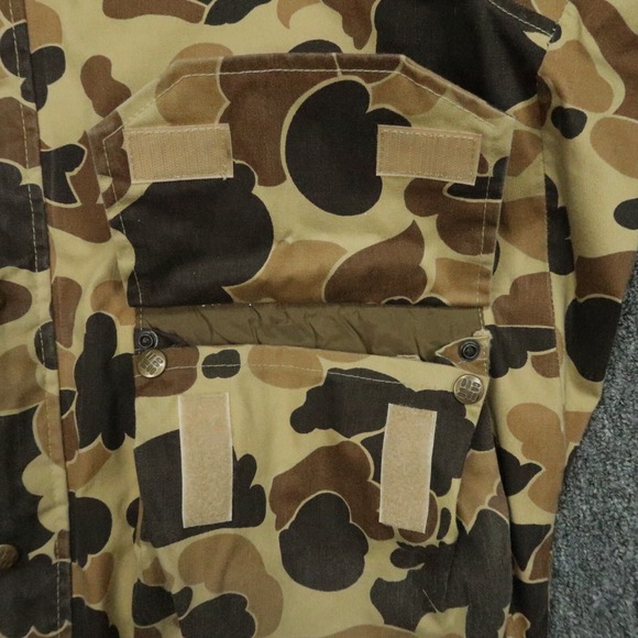 VINTAGE Columbia‎ Jacket Mens Large Brown Green Frog Camo Hunting Gore GTX - Picture 6 of 13